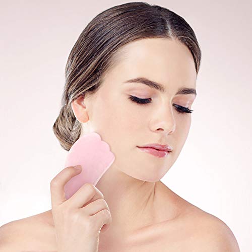 Natural Rose Quartz Stone Gua Sha