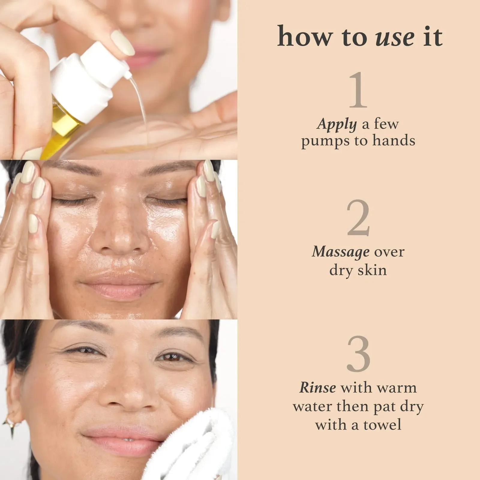 Vitamin E Hydrating Cleansing Oil and Makeup Remover - Rosehip and Olive Oil