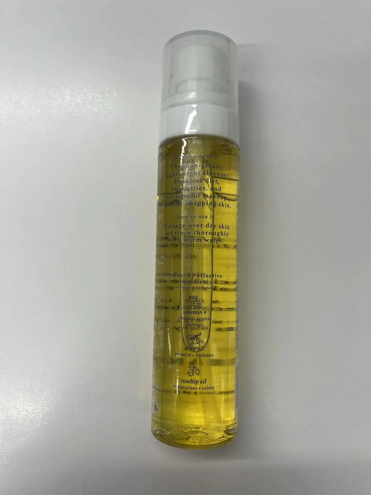 Vitamin E Hydrating Cleansing Oil and Makeup Remover - Rosehip and Olive Oil