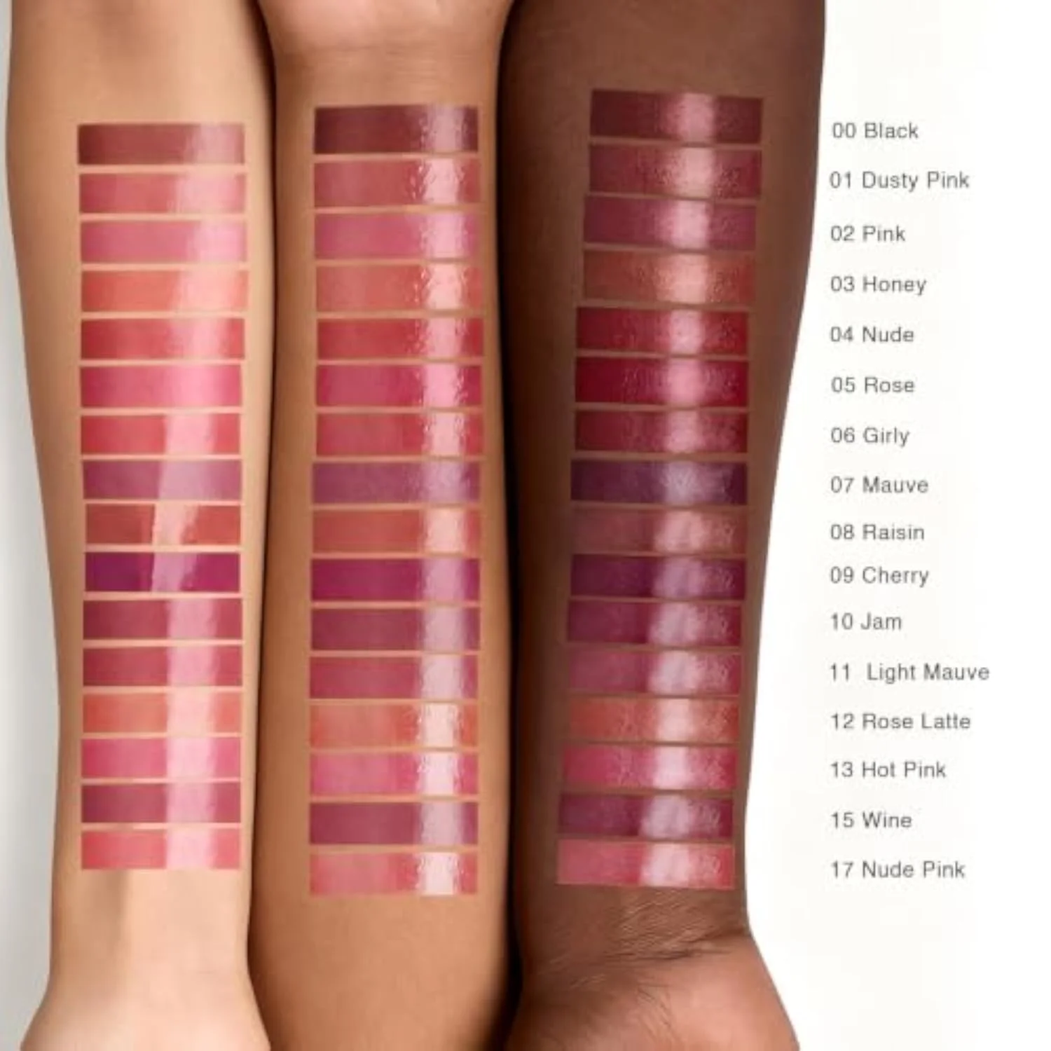Mauve Honey Lipstick Tinted Lip Balm, Hydrating Shine Lipstick for Women Dry Lips, Moisturizing Nourishing Glossy Lip Gloss Stain Makeup, Sheer Lightweight, Vegan & Cruelty-F
