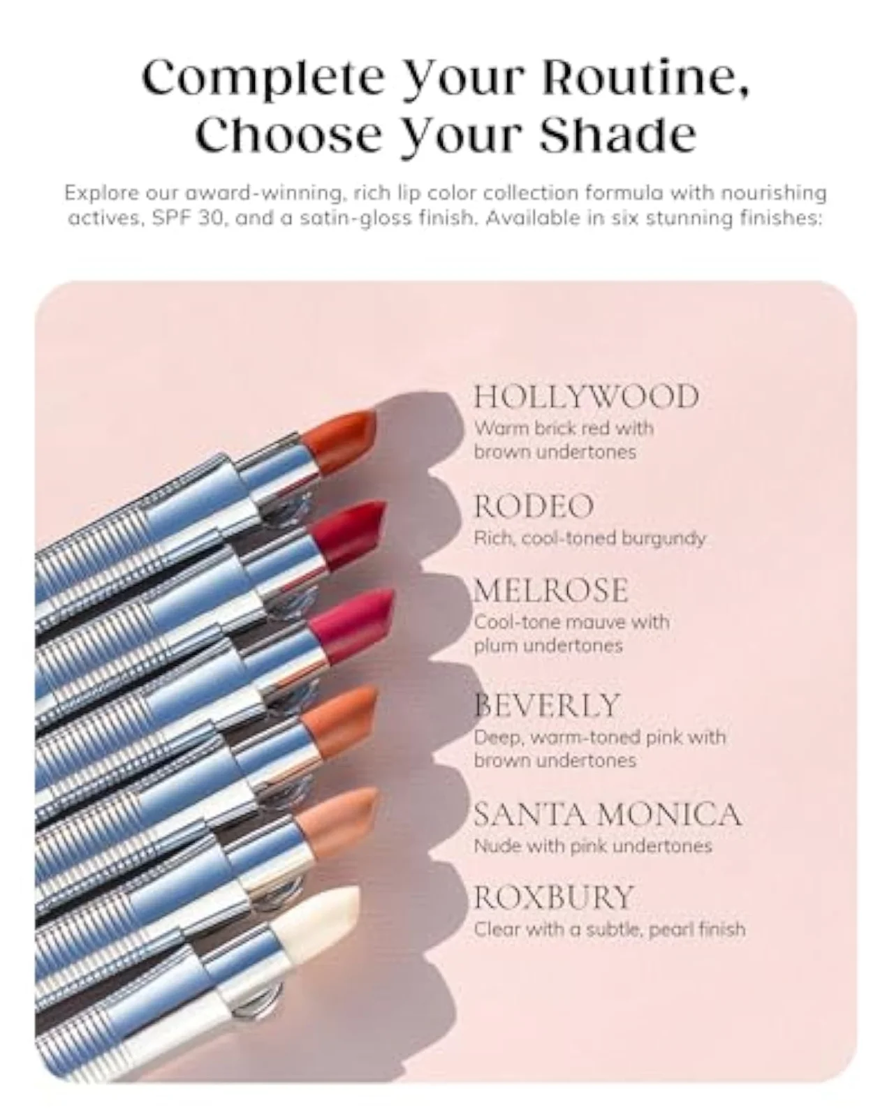 Perfect Pout Lipstick, Revitalizing Treatment + SPF 30 Sunscreen, 0.11 oz