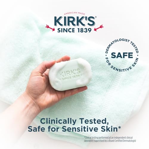 Castile Bar Soap, Aloe Vera - Clinically Tested, Safe for Sensitive Skin with Coconut Oil, Vegan and Non-GMO - 4 oz Bars, 6 Pack