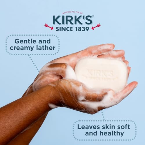 Castile Bar Soap, Original Fresh Scent - Clinically Tested, Safe for Sensitive Skin with Coconut Oil, Vegan and Non-GMO - 4 oz Bars, 6 Pack and Fragrance Free Travel Bar