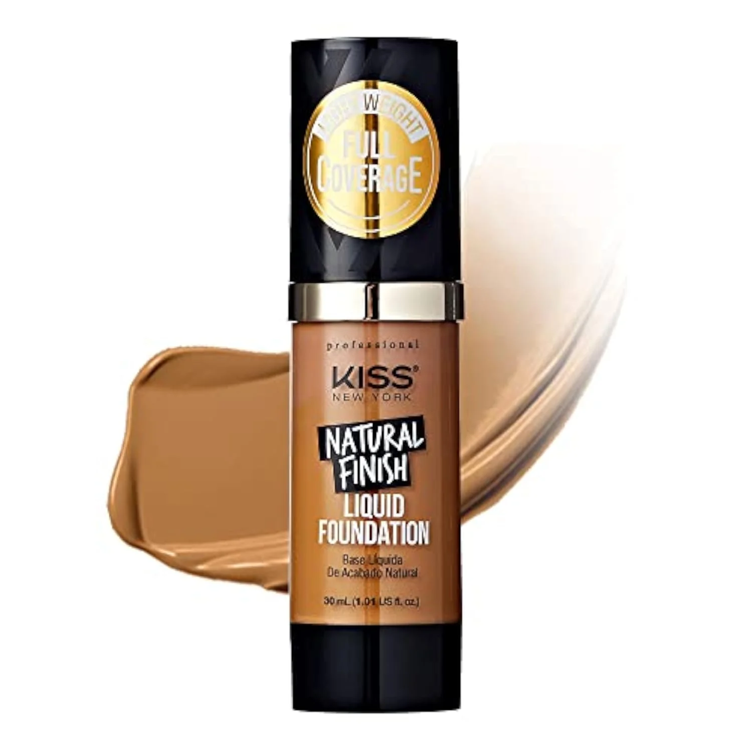 New York Professional Liquid Foundation - Lightweight and Hydrating Formula, Natural Finish, Control Shine, Cover Pores, Medium to Full Coverage, Green Tea Extract (Classic Ta