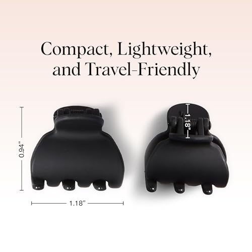 Mini Claw Clips, Tortoise & Black