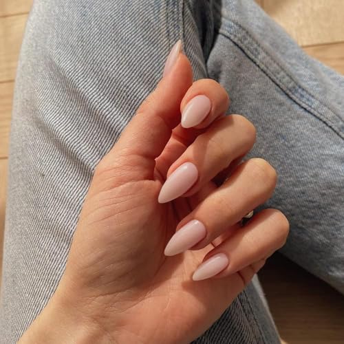 Dusty Pink Press on Nails Medium Almond