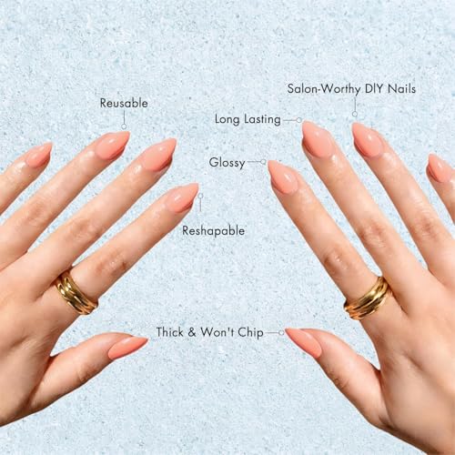 KXAMELIE Short Press on Nails Almond