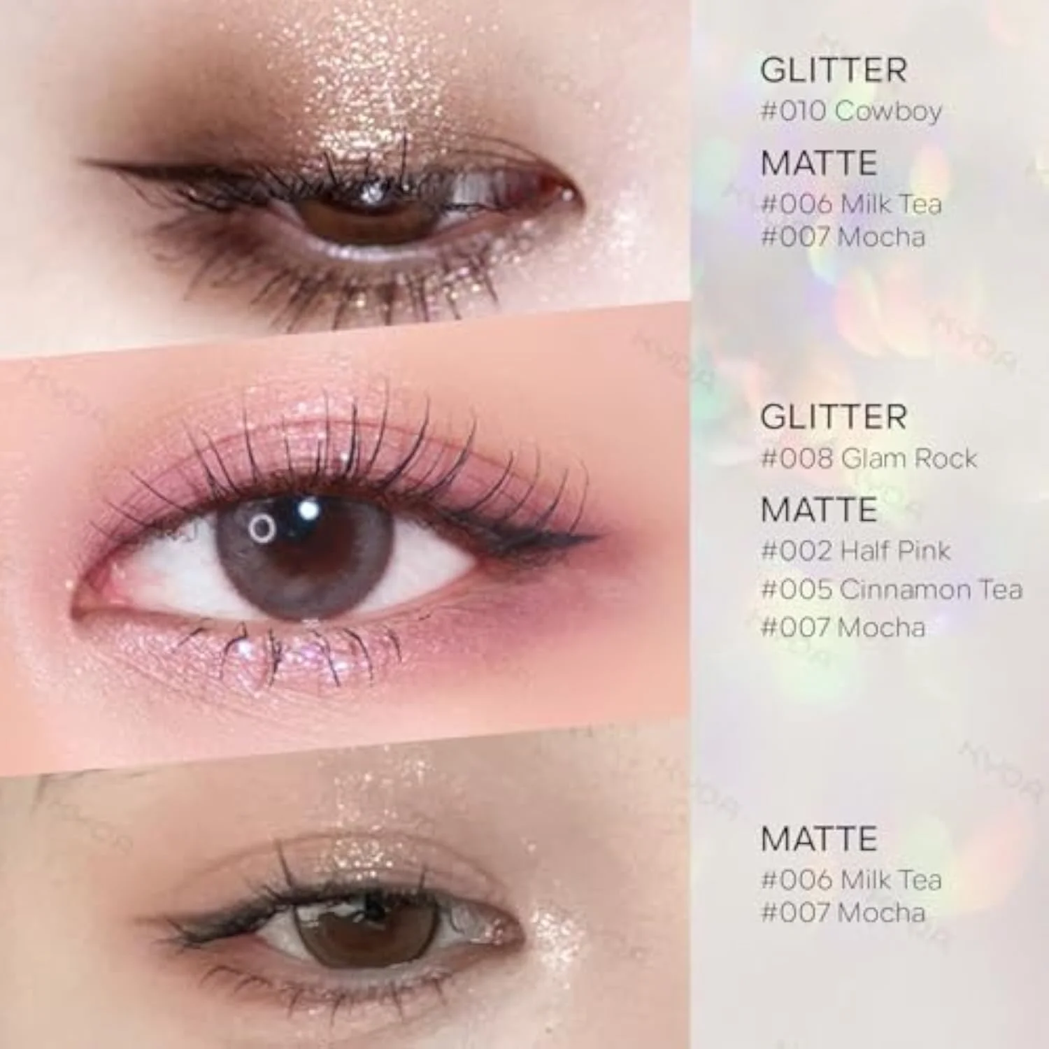 Beige Brown Matte Single Eyeshadow, Matte Nude Brown Eyeshadow Compact, Ultra-fine Lightweight, Crease-proof High Pigmented Formula, Korean Mini Eyes Makeup, Milk Tea