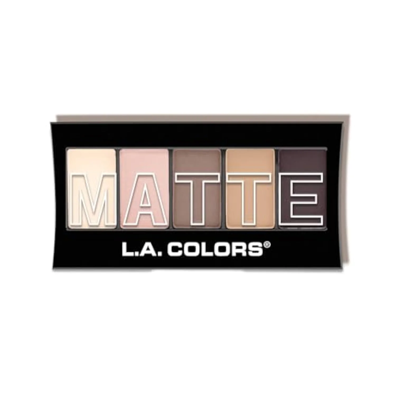5 Color Matte Eyeshadow Palette, Natural Linen CEM471