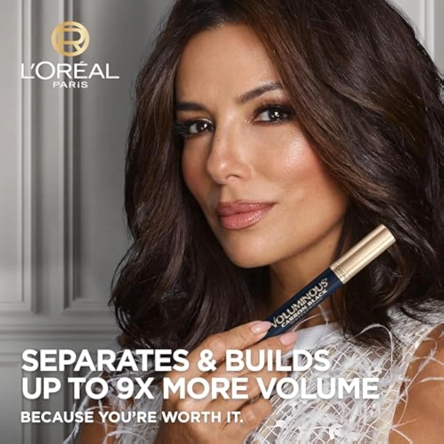 L'Oréal Paris Voluminous Original Carbon Black Waterproof Mascara, 0.26 fl. oz.