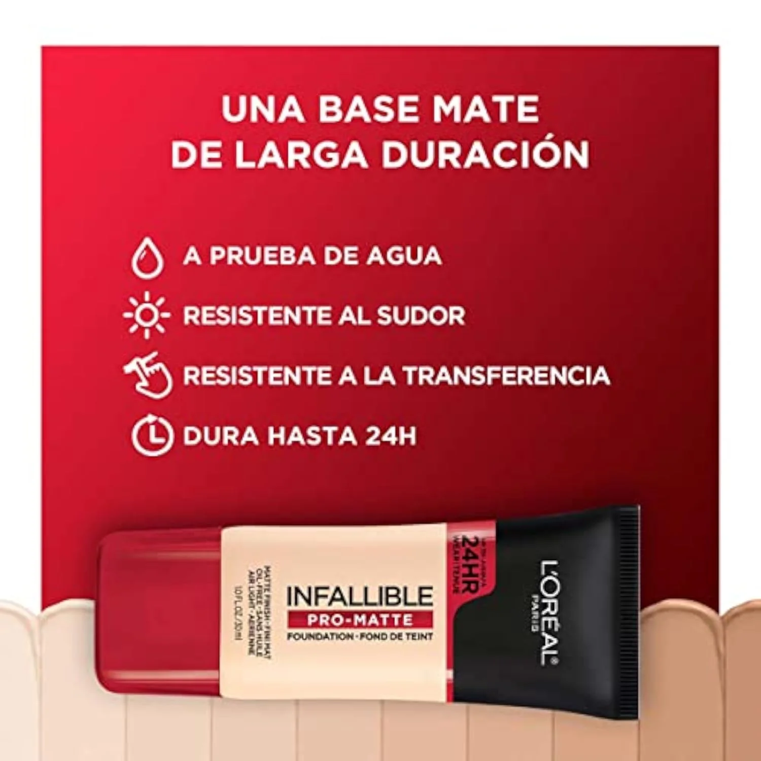 Cosmetics Makeup Infallible Pro-Matte Liquid Longwear Foundation, Shell Beige, 1 fl oz.