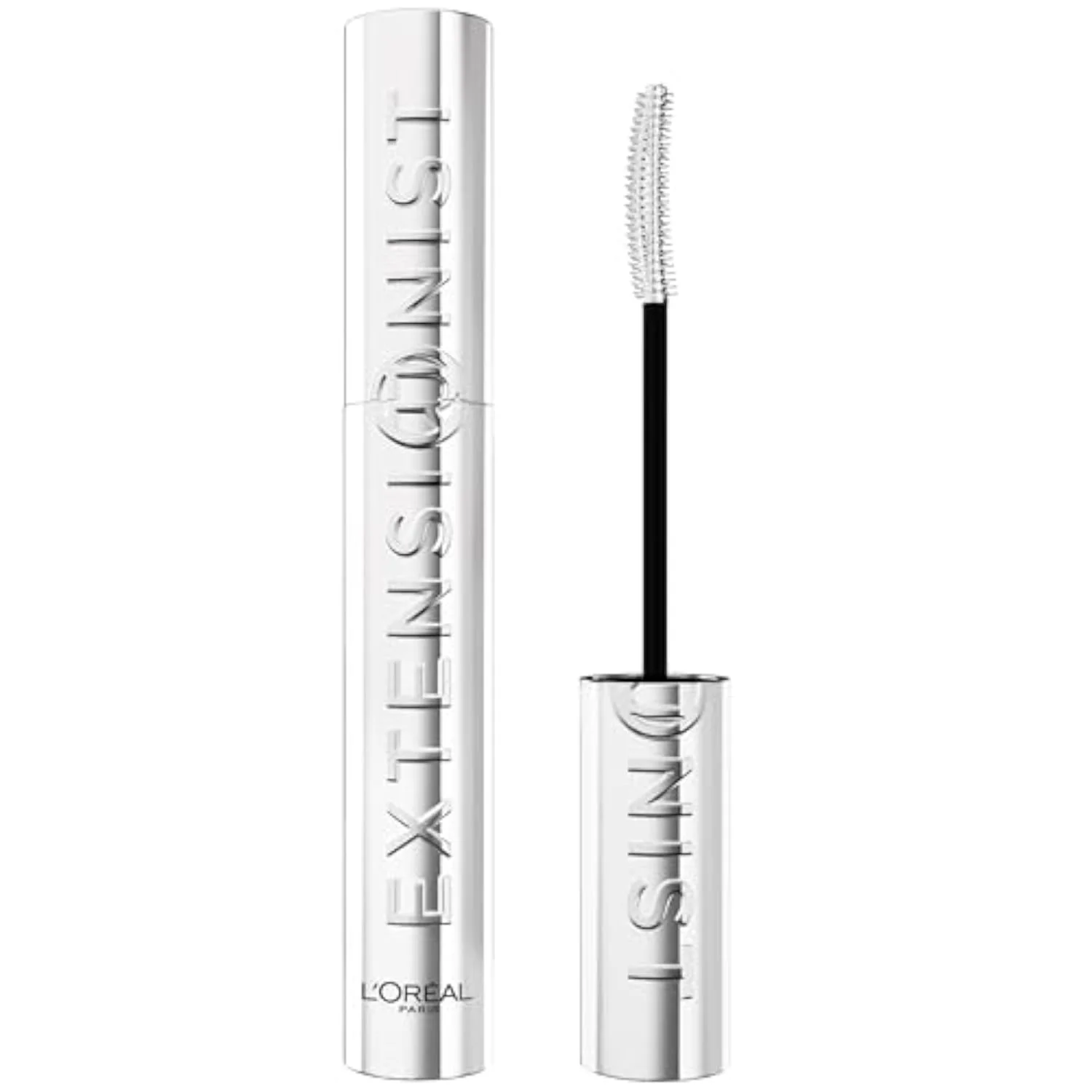 Extensionist Mascara, Lengthening, Volumizing, and Curling Formula For a Lash Extension Eye Makeup Look, Washable Blackest Black