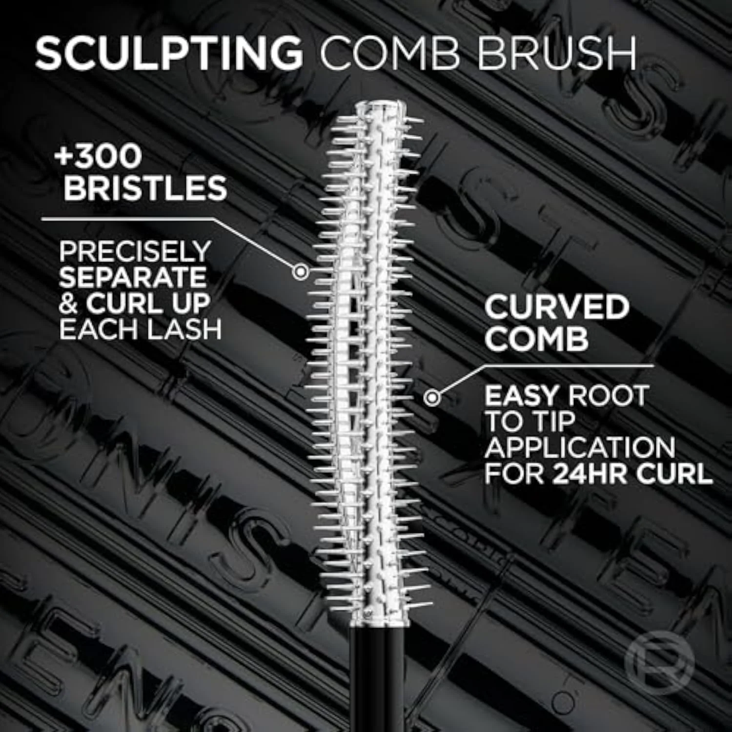 Extensionist Waterproof Mascara, Lengthening, Volumizing, and Curling Formula For a Lash Extension Eye Makeup Look, Waterproof Black