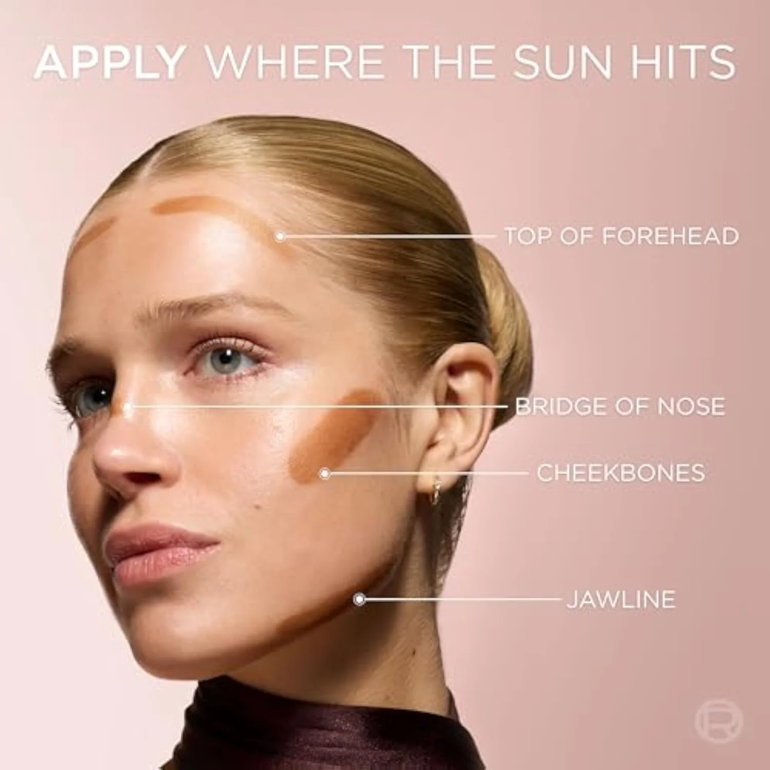Lumi Bronze Le Stick Soleil Bronzer Stick, Cream-To-Powder Bronzer For A Sunkissed Face Makeup Glow, 100 Sunkissed Rosé