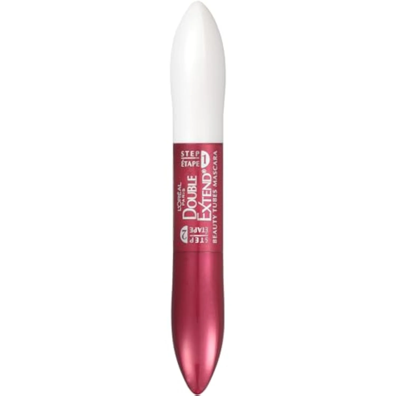 Makeup Double Extend Tubing Mascara, Lengthening 2 Step Mascara, Smudgeproof, Black