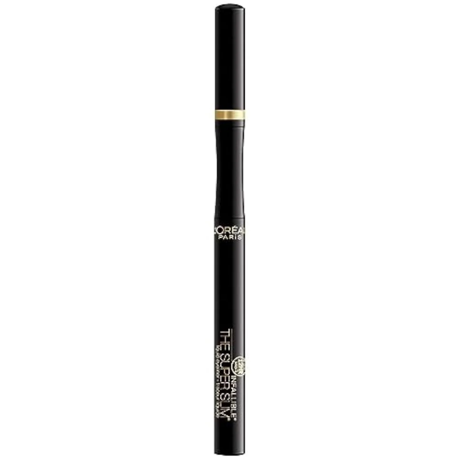 Makeup Infallible Super Slim Long-Lasting Liquid Eyeliner, Ultra-Fine Felt Tip, Quick Drying Formula, Glides on Smoothly, Black, Pack of 1