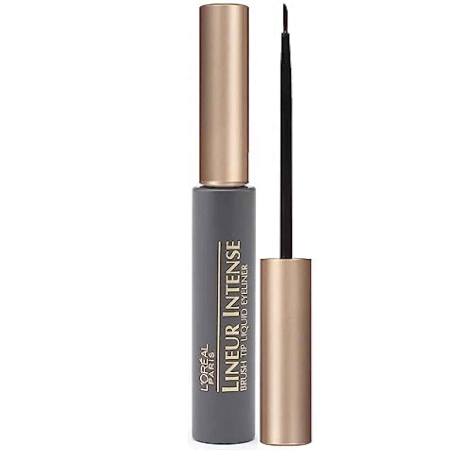 Makeup Lineur Intense Brush Tip Liquid Eyeliner, Black, 0.24 fl oz.