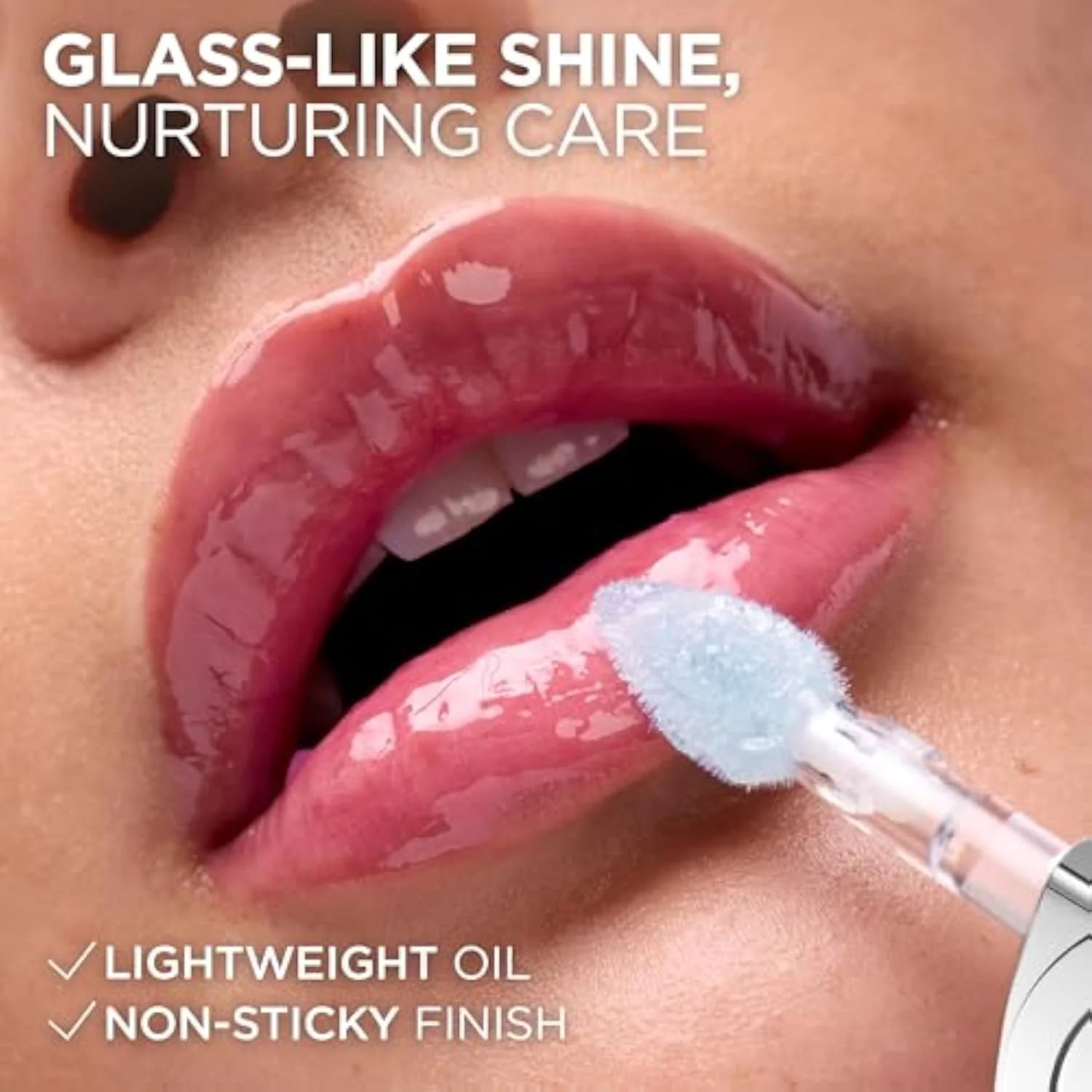 Plump Ambition pH Hyaluron Lip Oil, Color Shifting Lip Tint with 24HR Hydration, Volumizing Shine and Lasting Color, 010 pH Cristal Ice