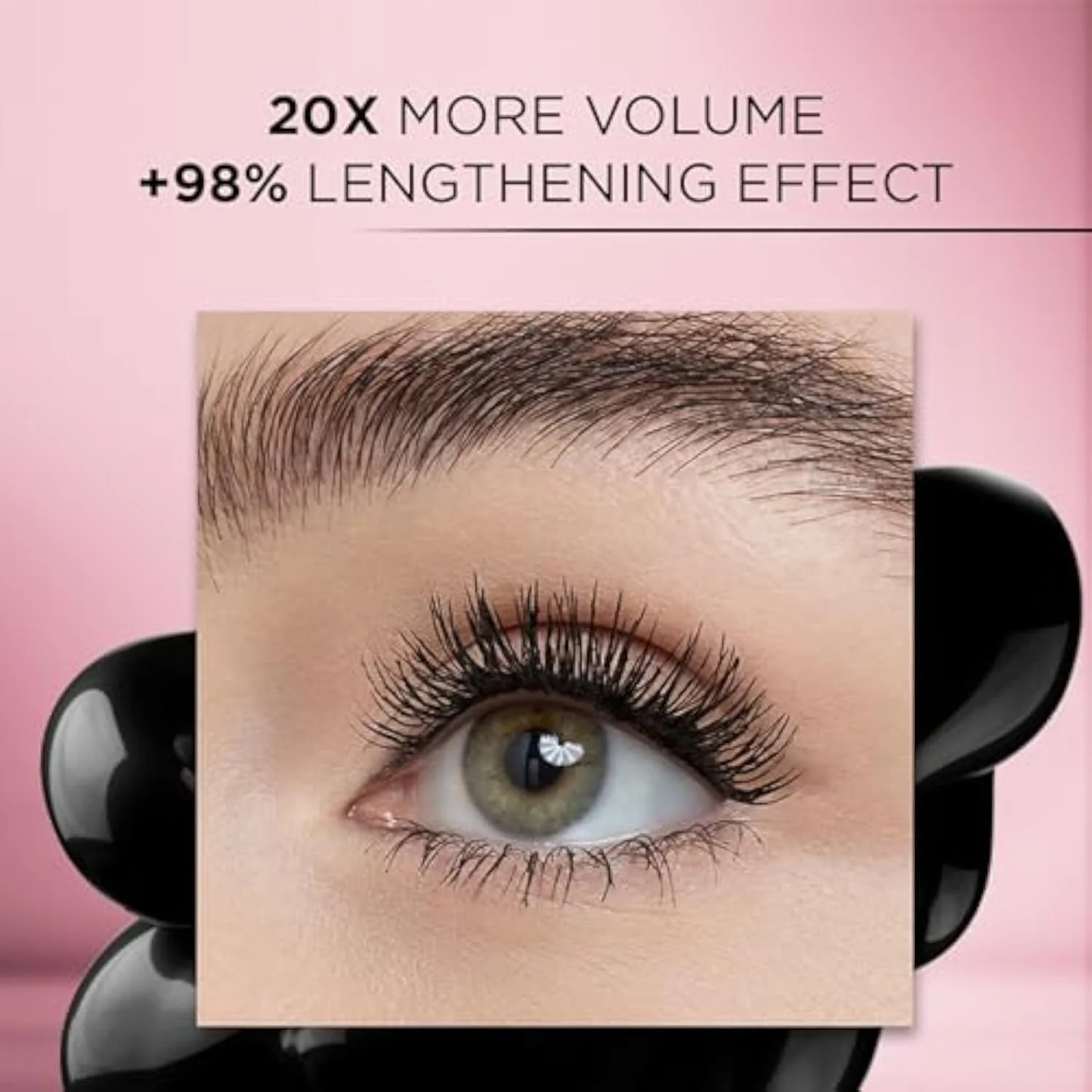 Voluminous Lash Paradise Waterproof Mascara, Blackest Black, 0.25 Fl Oz (Pack of 1) Packaging May Vary