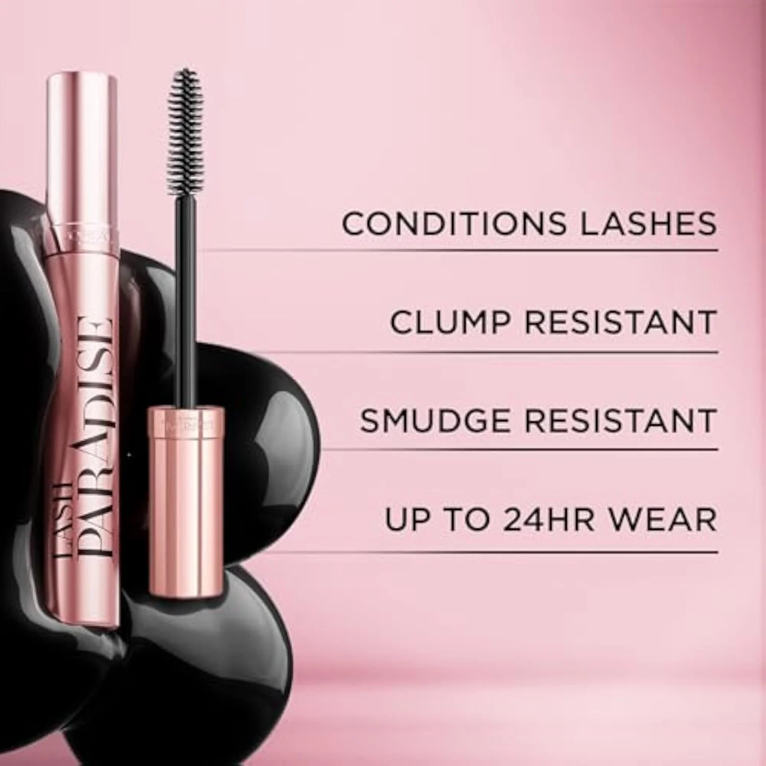 Voluminous Lash Paradise Waterproof Mascara, Blackest Black, 0.25 Fl Oz (Pack of 1) Packaging May Vary