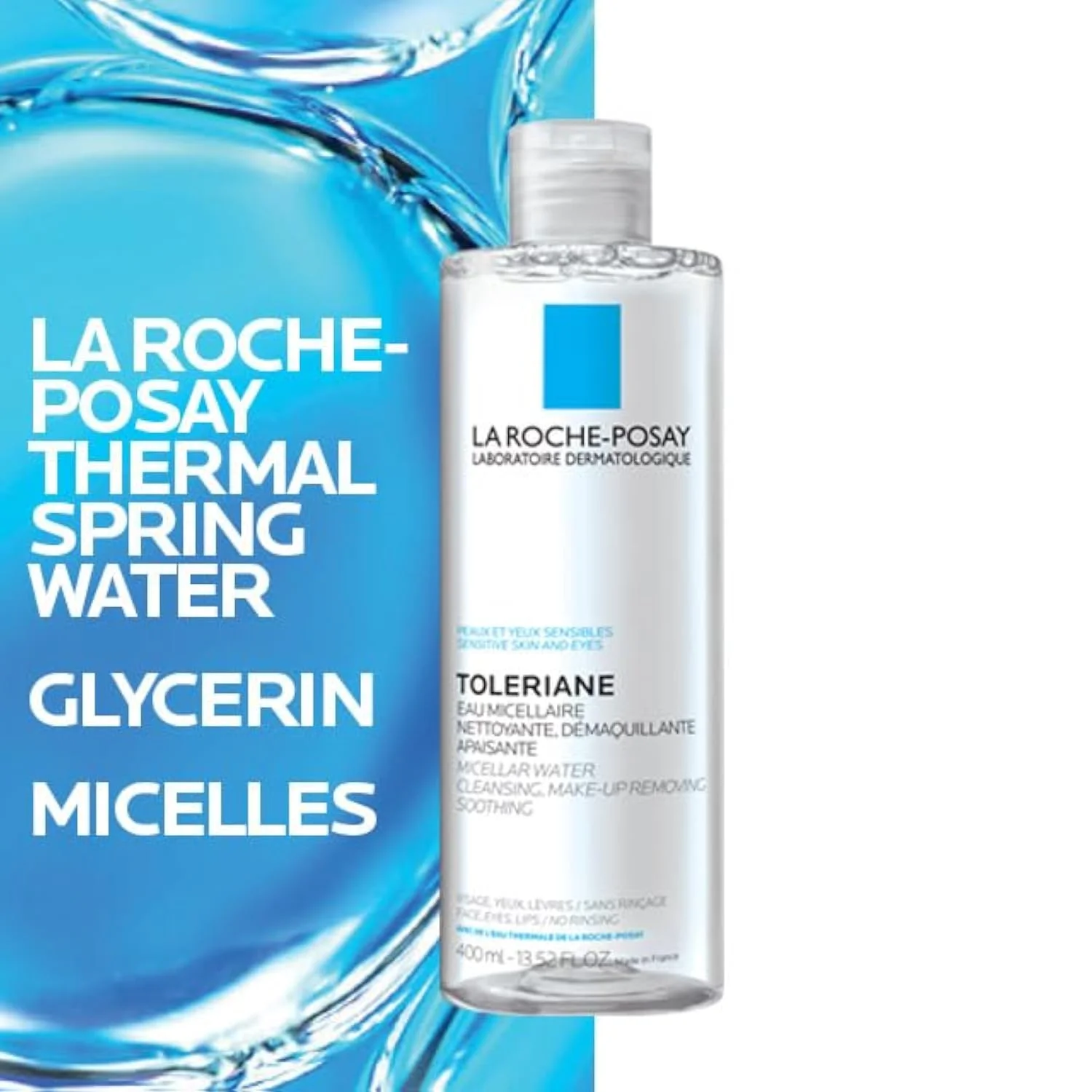 Micellar Water Makeup Remover for Sensitive Skin, 13.52oz