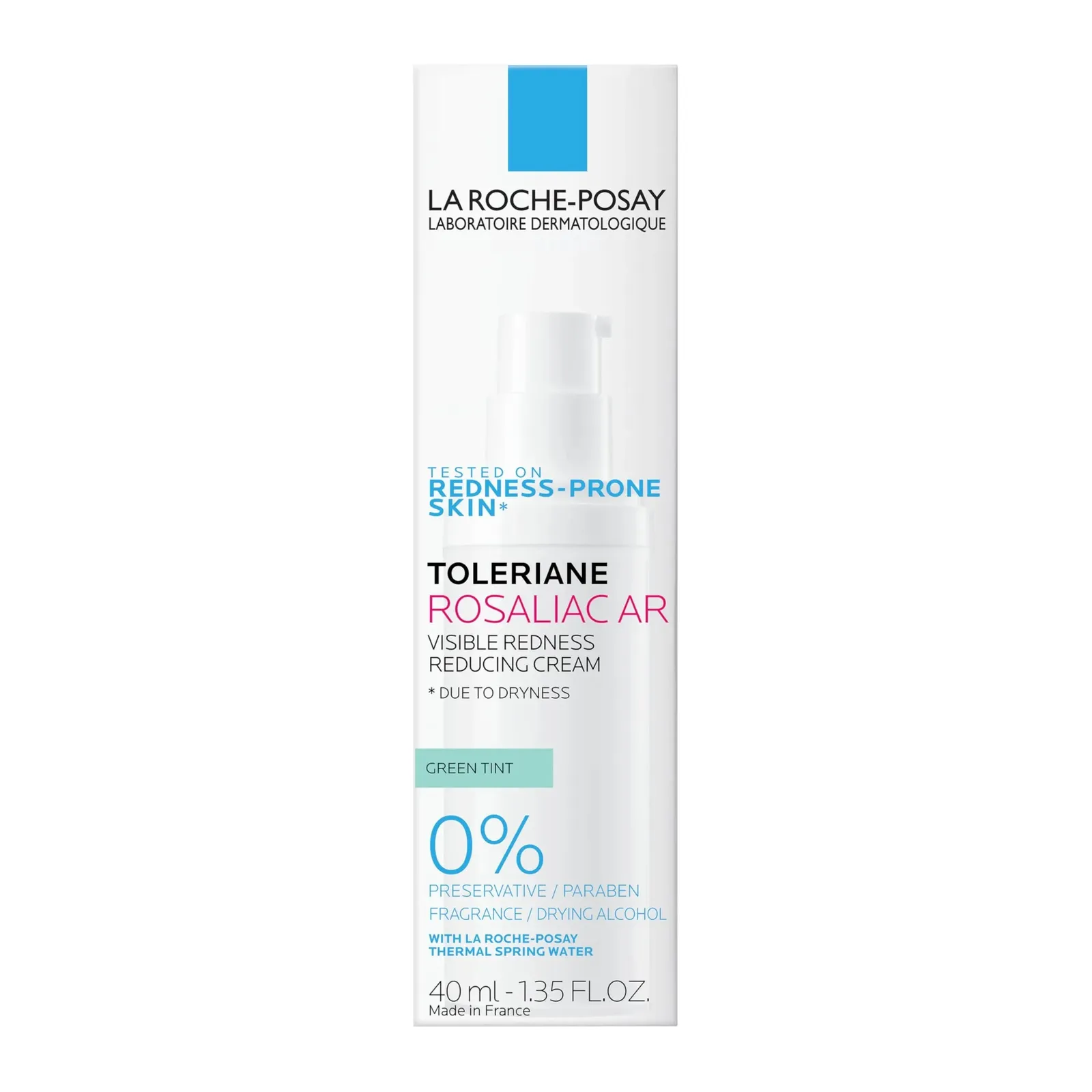 Toleriane Rosaliac Visible Redness Reducing Cream, Color Correcting Face Cream