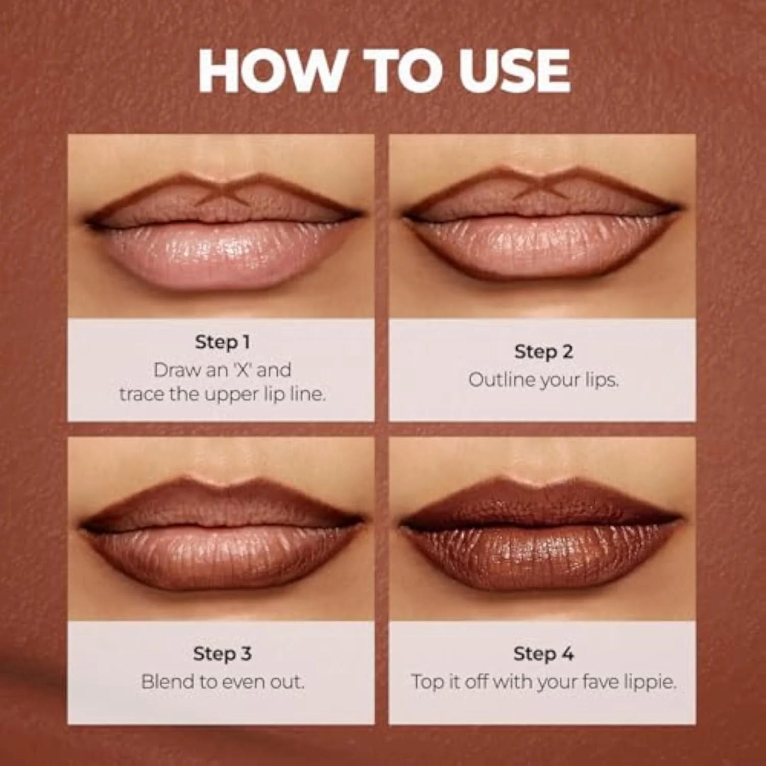 Lip Liner - Smooth & Blendable Soft Matte Lip Contour Pencil for Shaping & Overlining Lips | Waterproof Formula, Oil-Cleanse Off, Long-Lasting Wear | #02 Suede Pink (Cool Nude