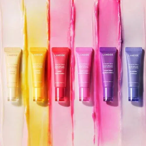 Lip Glowy Balm, Berry: Sheer Tinted Lip Moisturizer with Shea Butter