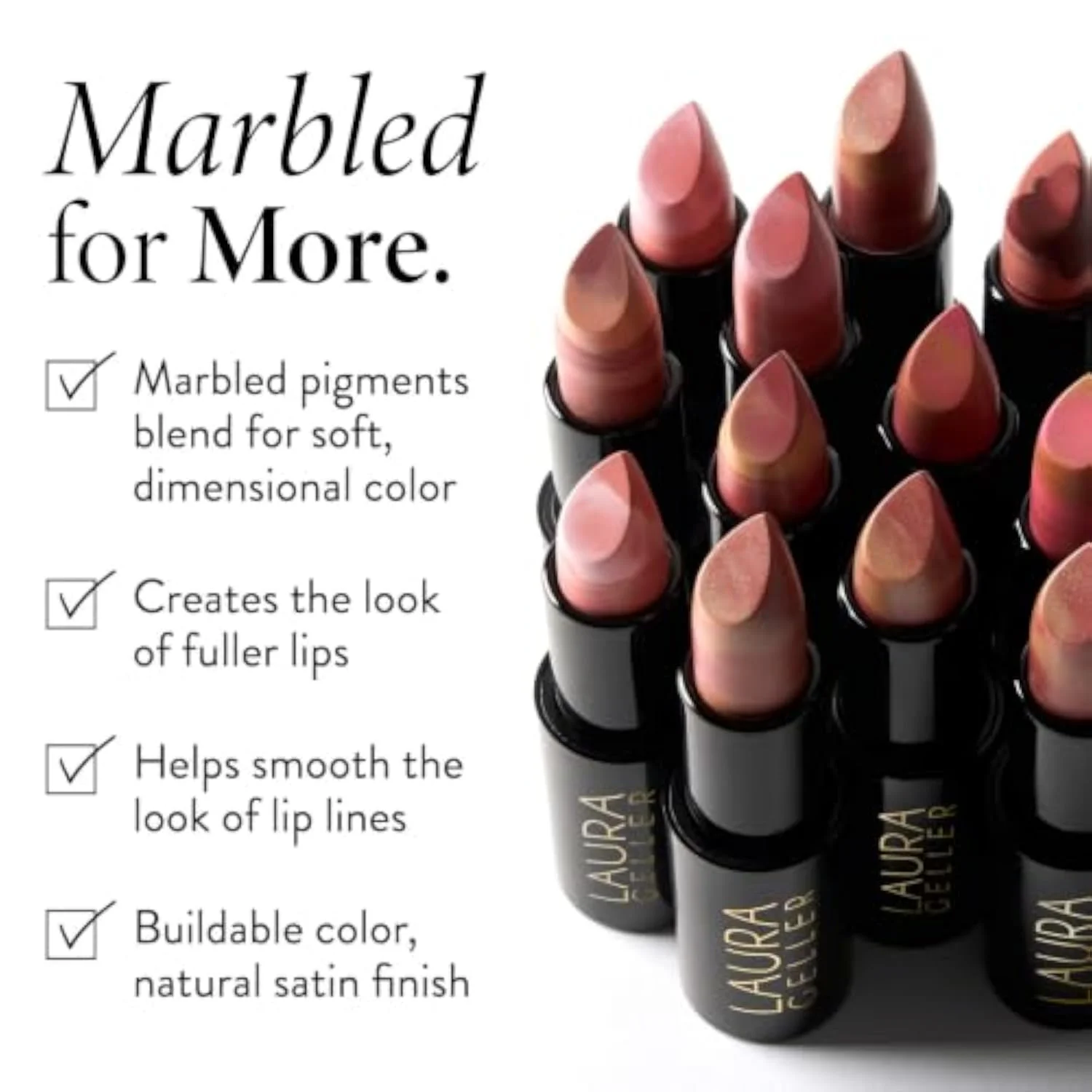 LAURA GELLER Italian Marble Sheer Hydrating Lipstick -Berry Vanilla