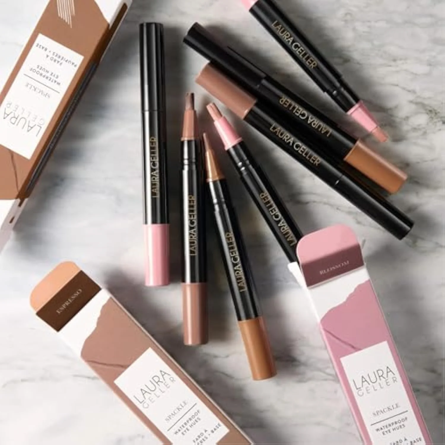 Spackle Waterproof Eye Hues | Liquid Waterproof Eyeshadow for Hooded Eyes & Mature Skin | Resists Creasing and Transfer | Liquid Shadow + Eyeshadow Primer | B