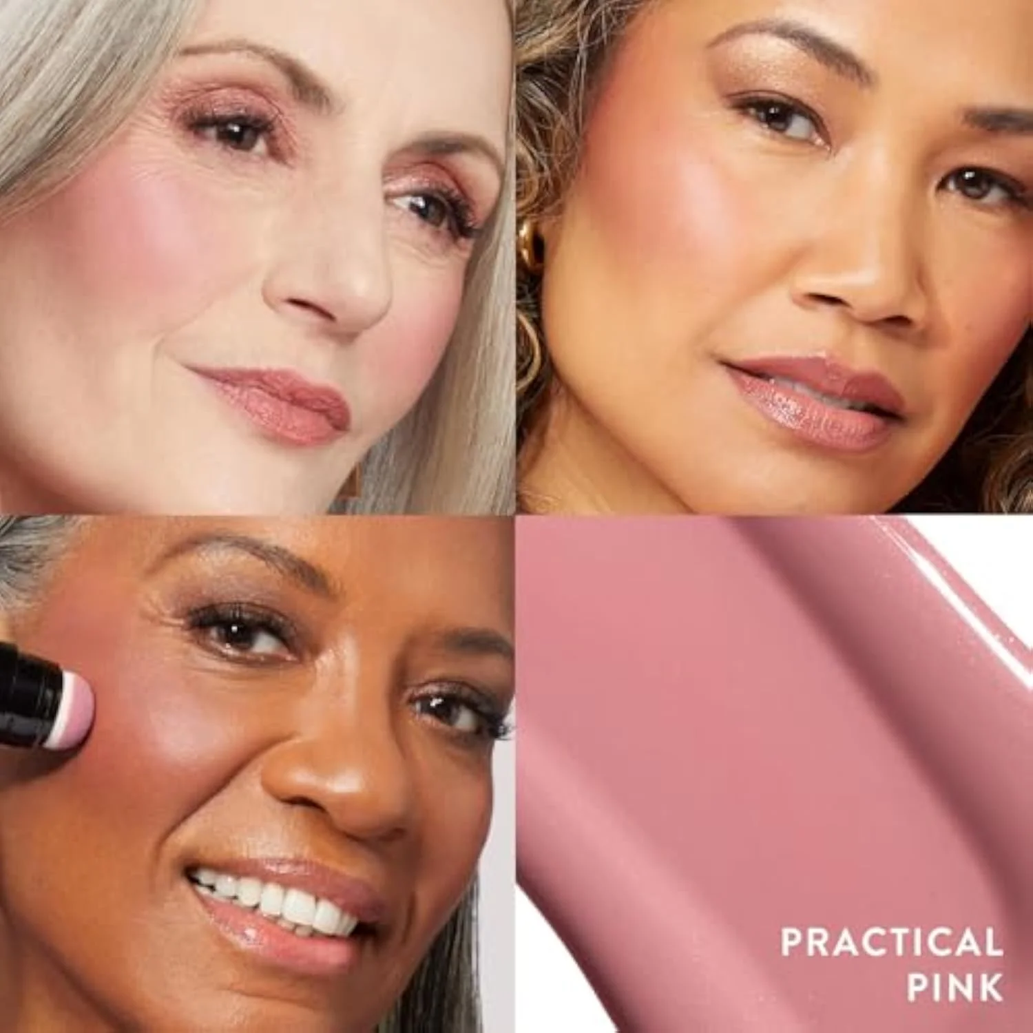 LAURA GELLER Serum Blush Tint- Hydrating Liquid Blush - Practical Pink