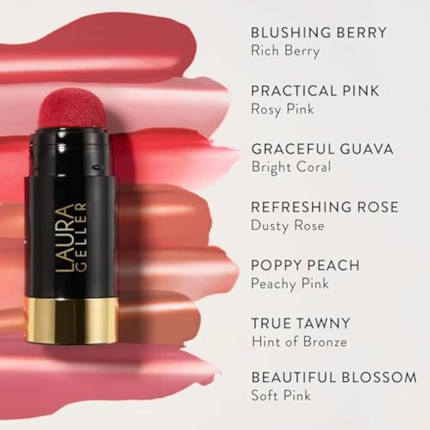 LAURA GELLER Serum Blush Tint- Hydrating Liquid Blush - Practical Pink