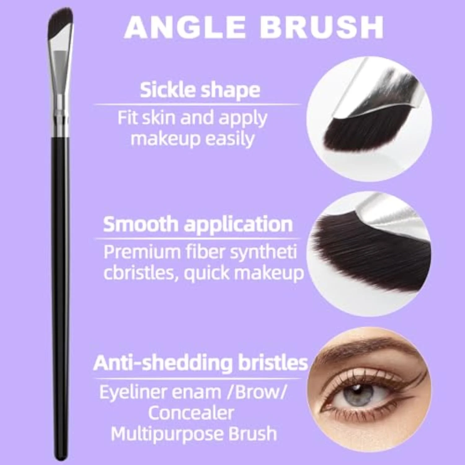 Eyeliner Makeup Kit, Waterproof Gel Eyeliner, Liquid Liner and Brush, Black