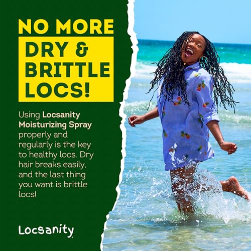 Loc Spray - Locsanity Daily Moisturizing Rosewater & Peppermint Spray for Locs