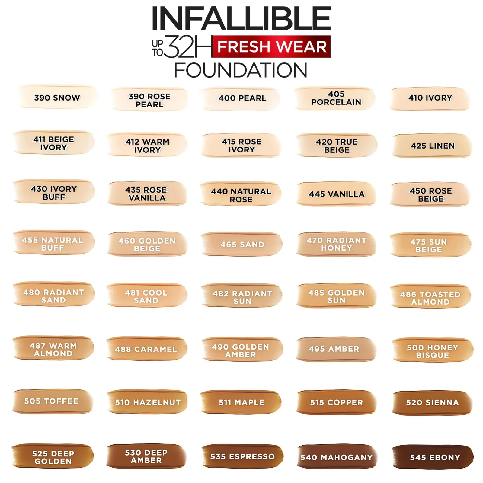 Lightweight Foundation, 411 Beige Ivory, 1 Fl Oz, Packaging May Vary
