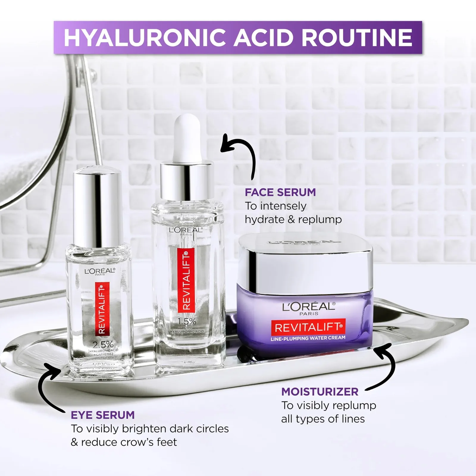 Revitalift Hyaluronic Acid + Caffeine Hydrating Eye Serum