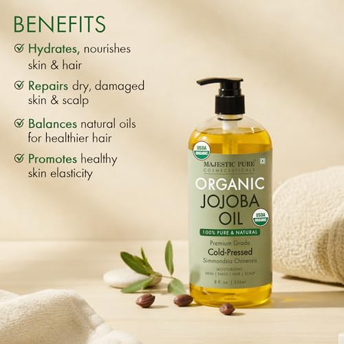 USDA Organic Jojoba Oil (8 fl oz)