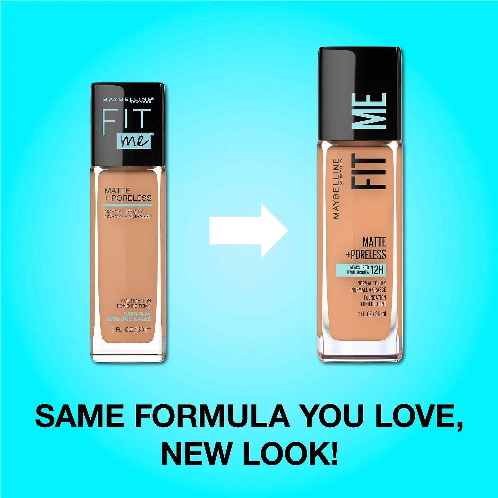 Fit Me Matte + Poreless Liquid Oil-Free Foundation Makeup