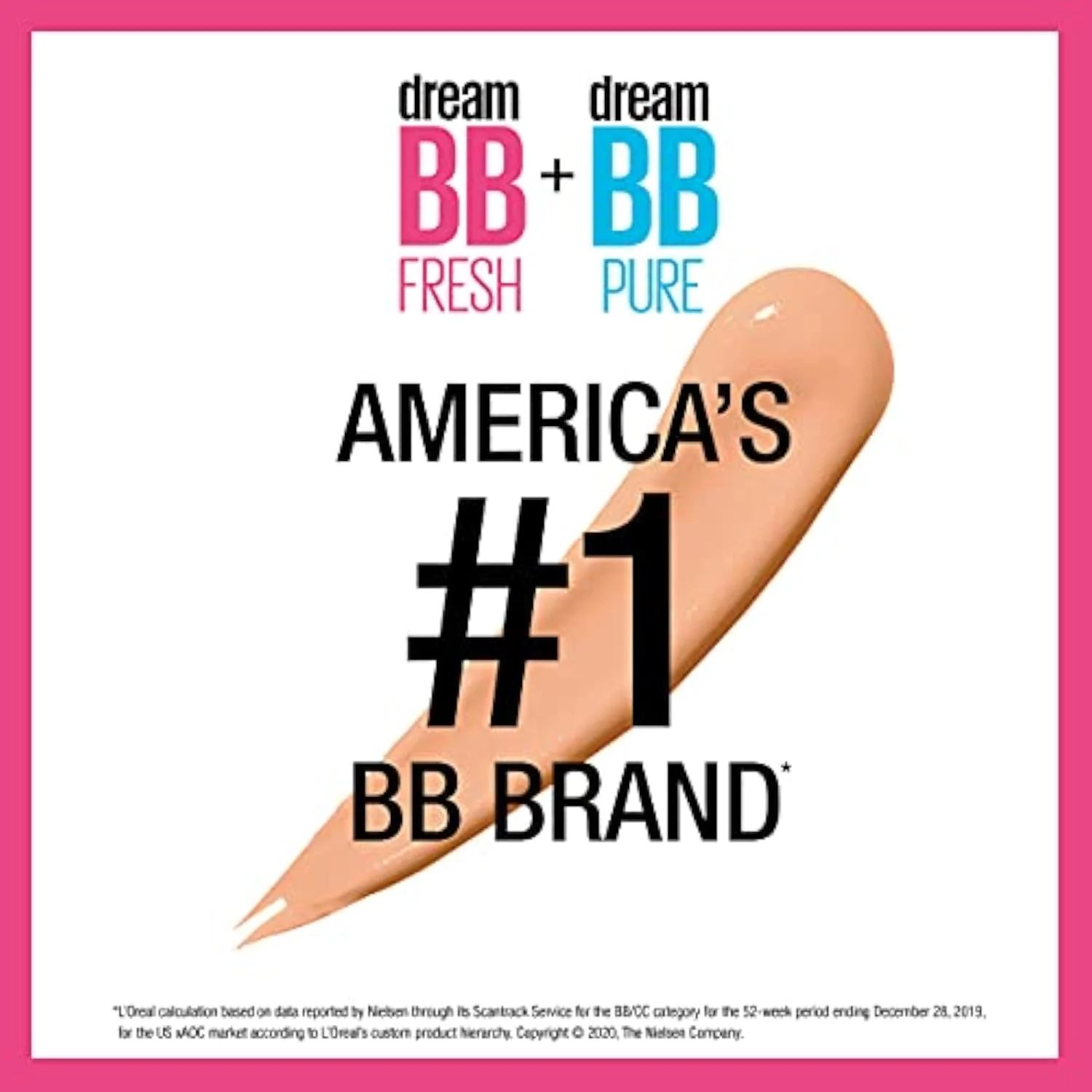 Maybelline Dream Fresh Skin Hydrating BB cream, 8-in-1 Skin Perfecting Beauty Balm with Broad Spectrum SPF 30, Sheer Tint Coverage, Oil-Free, Light/Medium, 1 Fl Oz