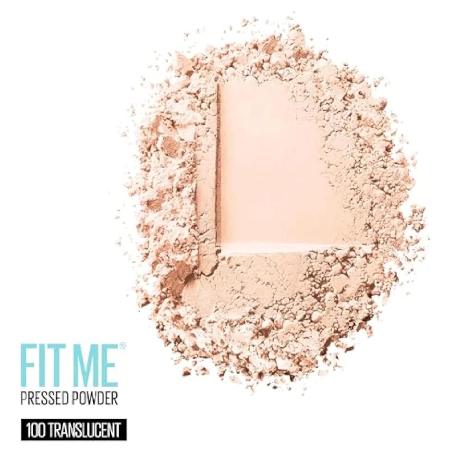 Maybelline Fit Me Matte + Poreless Pressed Face Powder Makeup & Setting Powder, Translucent, 1 Count