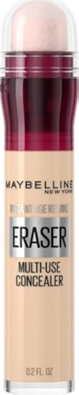 Maybelline Instant Age Rewind Eraser Dark Circles Treatment Multi-Use Concealer, 100, 1 Count (Packaging May Vary)