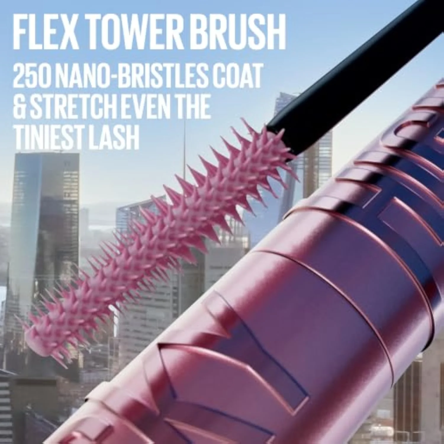 Maybelline Lash Sensational Sky High Waterproof Mascara Makeup, Volumizing, Lengthening, Defining, Curling, Multiplying, Buildable Formula, Very Black, 1 Count