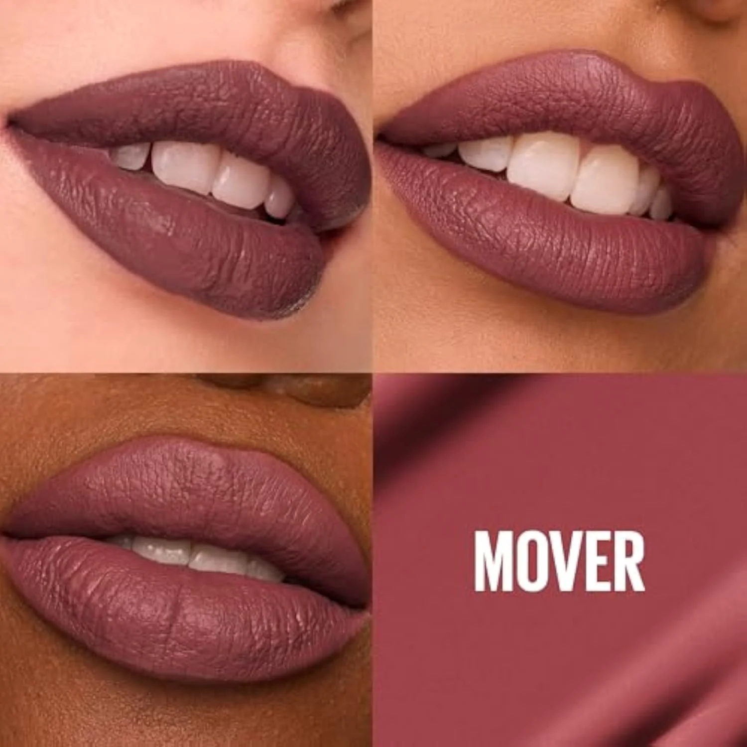 Maybelline Super Stay Matte Ink Liquid Lipstick Makeup, Long Lasting High Impact Color, Up to 16H Wear, Mover, Brown, 1 Count, Packaging May Vary