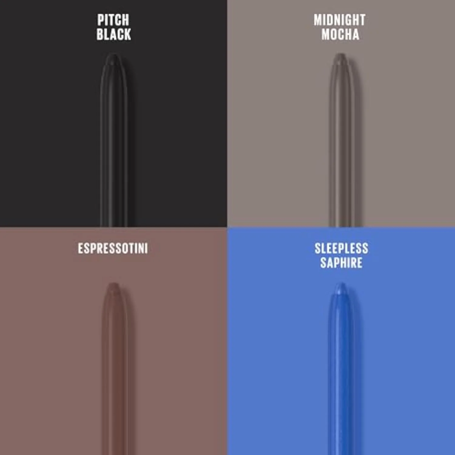 Maybelline Tattoo Studio Automatic Gel Pencil Waterproof Eyeliner, Blendable, Smudge Resistant, Matte Eyeliner For Up To 36HR Wear, Pitch Black (Smokey Black), Packaging May Vary