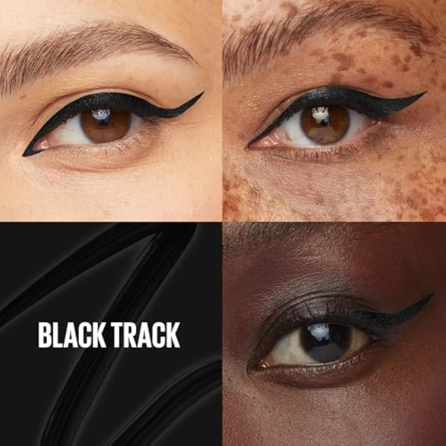 Tattoo Studio Dip-Ink Liquid Eyeliner, Waterproof Eyeliner With Up to 24 Hour Wear, Black Track, 1 Count