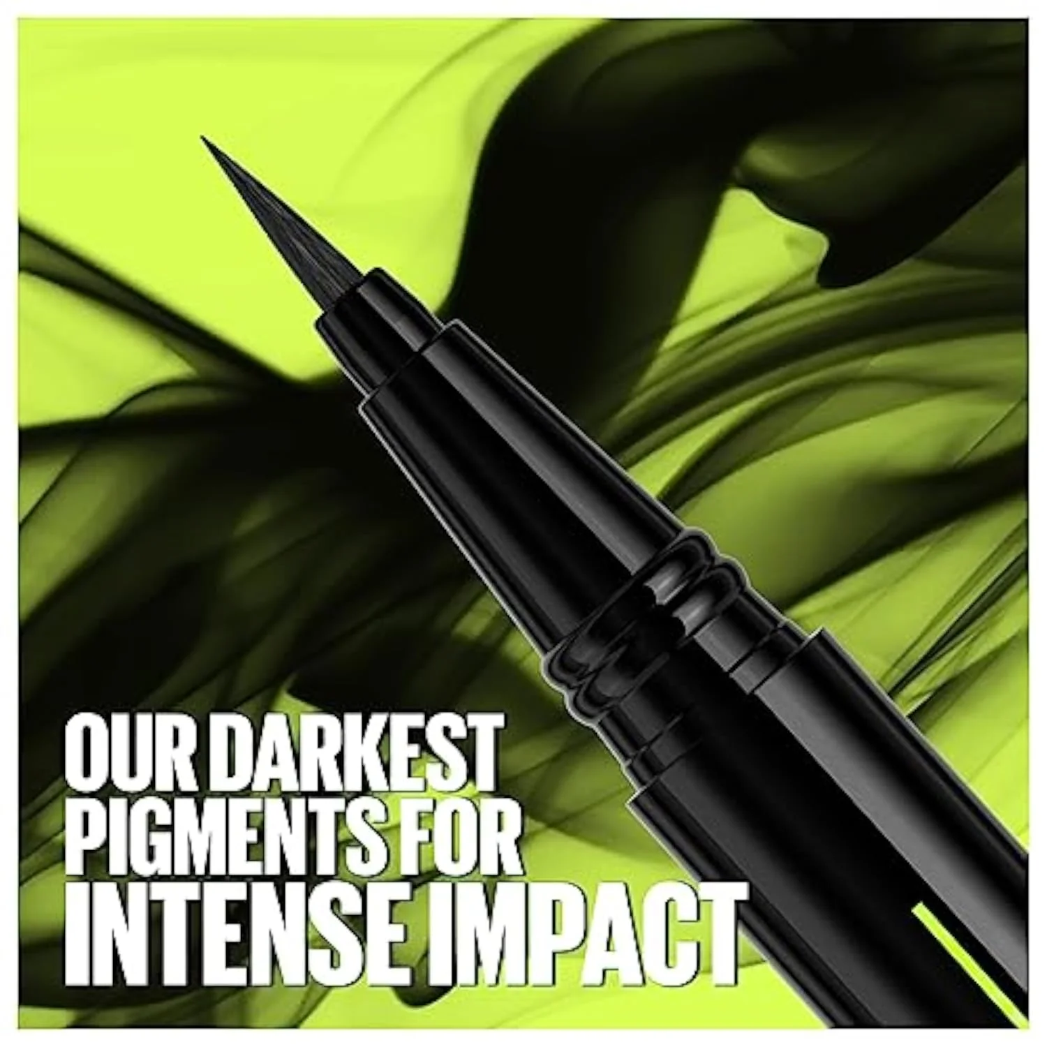 Maybelline Tattoo Studio Ink Pen Eyeliner, Waterproof & Smudge Resistant Liner, Up to 24 Hours Eye Makeup Wear, Jet Black, 1 Count