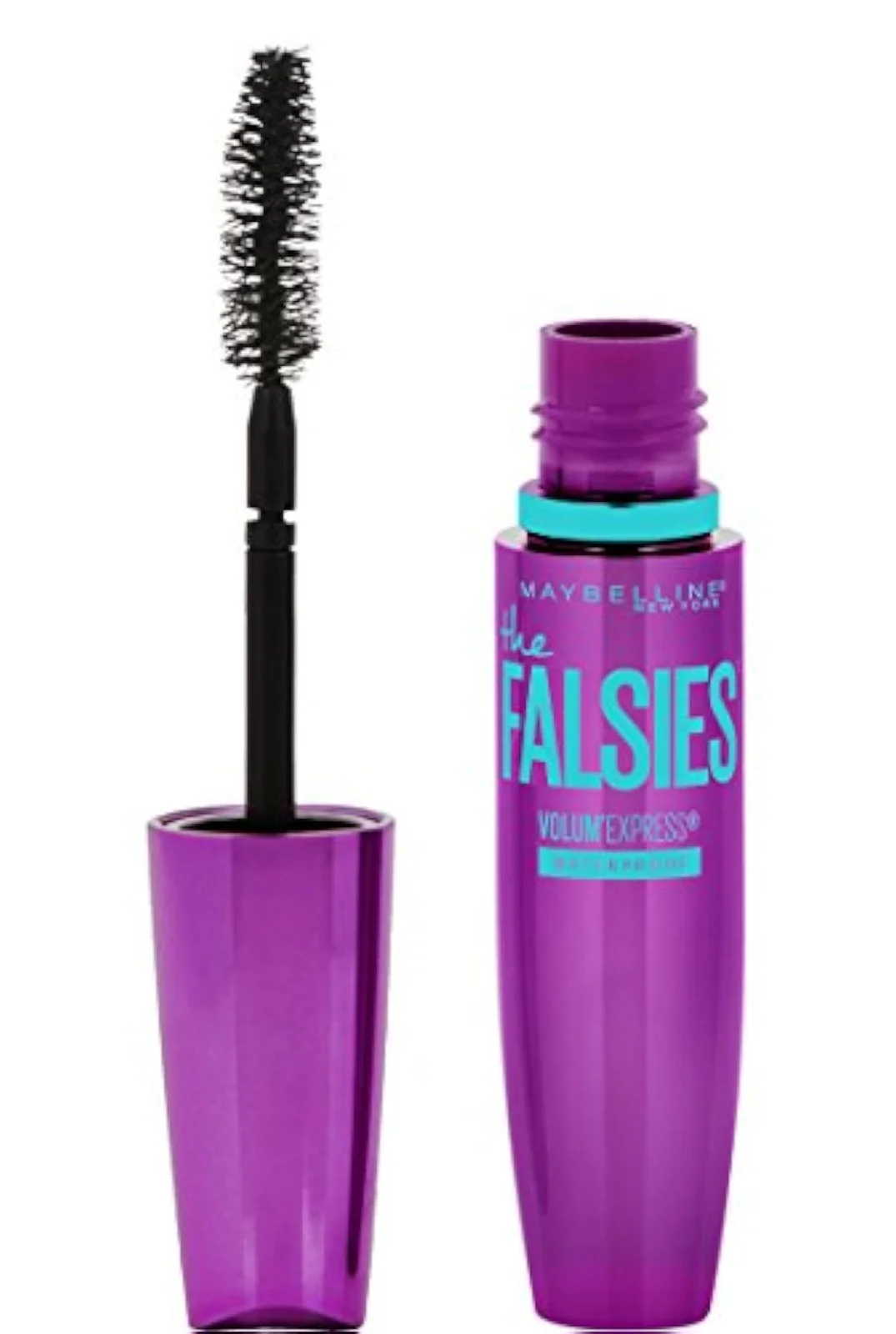 Maybelline Volum' Express The Falsies Waterproof Mascara, Volumizing and Separating Make Up Formula, Very Black, 1 Count