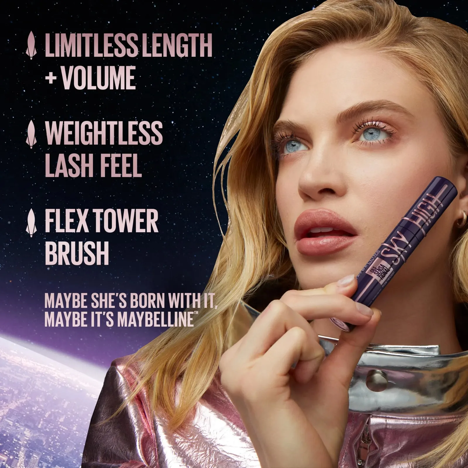 Maybelline Sky High Blackest Black Mascara