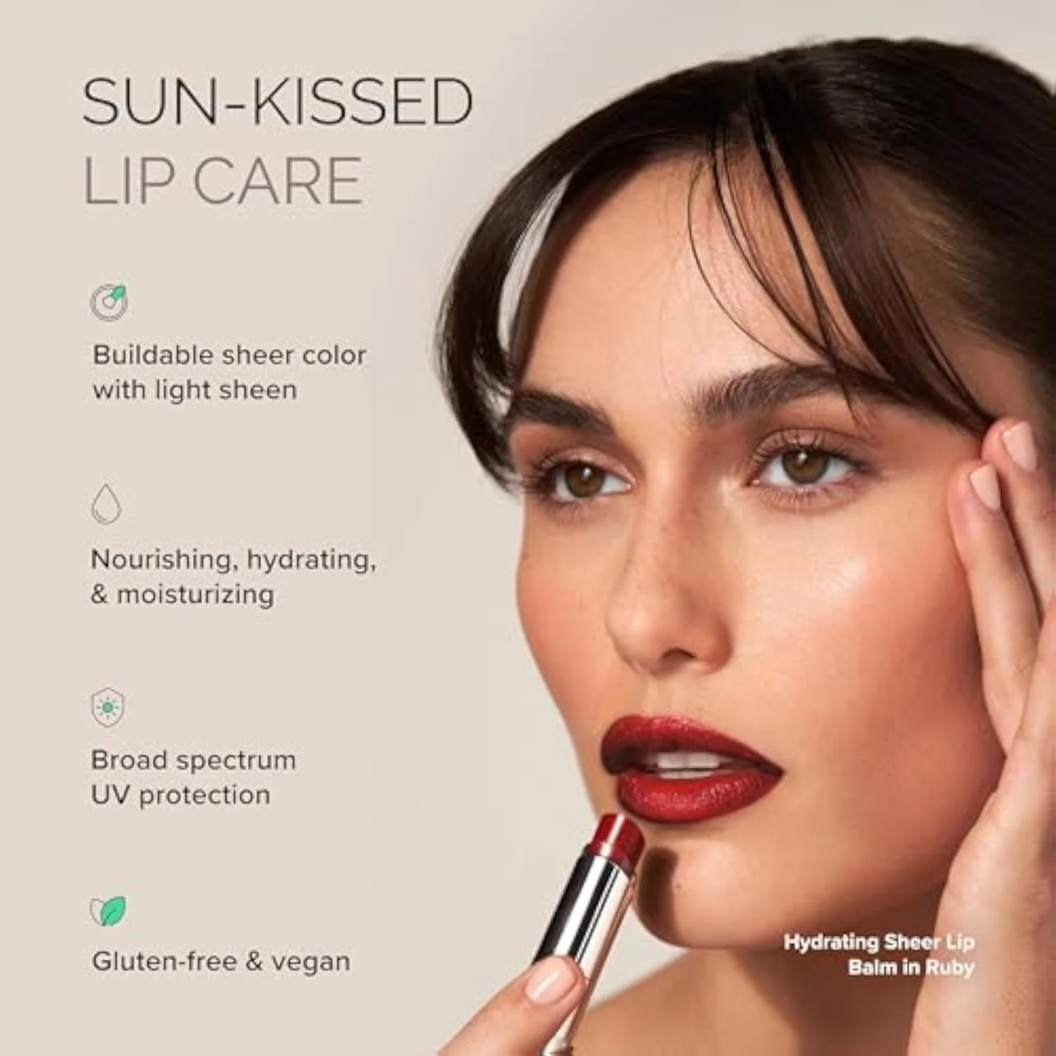 Hydrating Sheer Lip Balm SPF 30, 0.15 oz, Spice