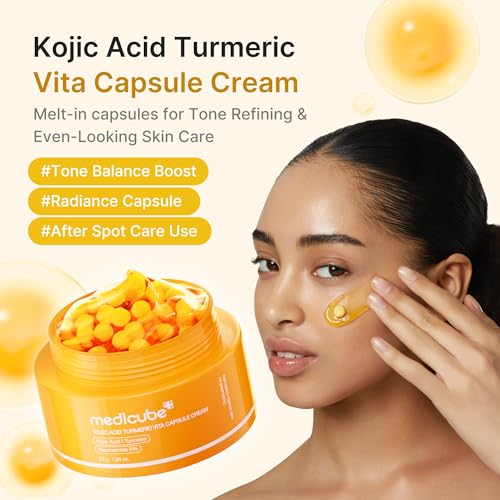 Capsule Cream with Kojic Acid & Turmeric for Uneven Skin Tone